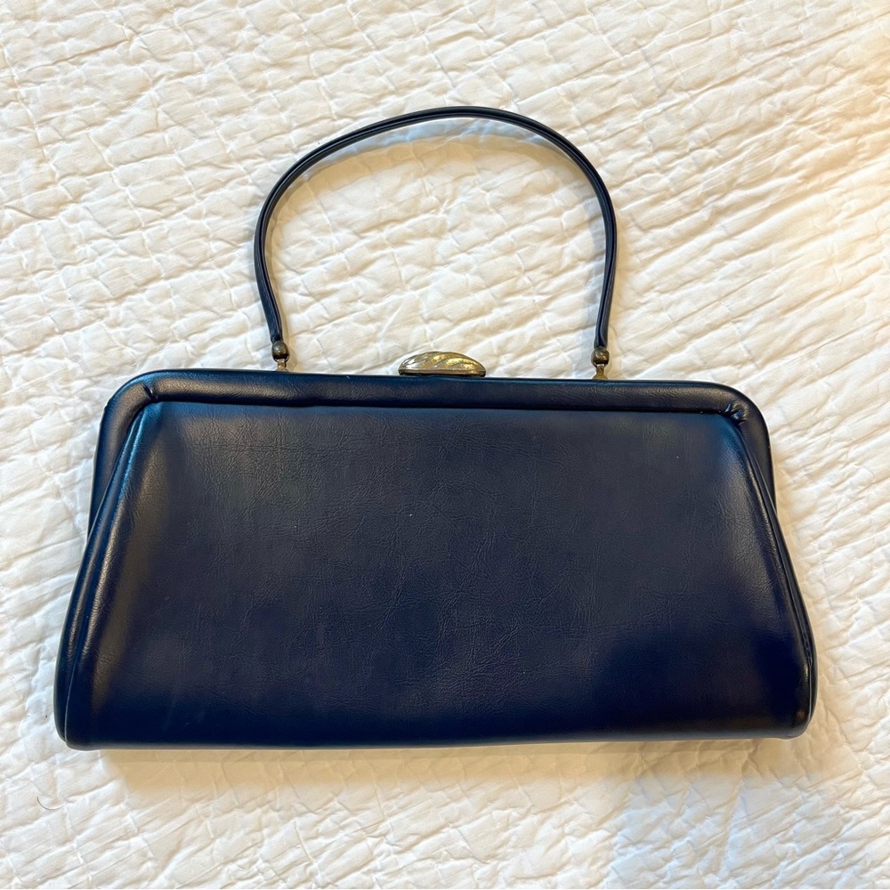 Vintage Navy Handbag